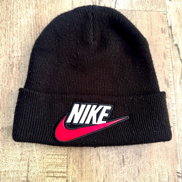 Nike Other - NIKE X SUPREME black beanie, GUC, one size